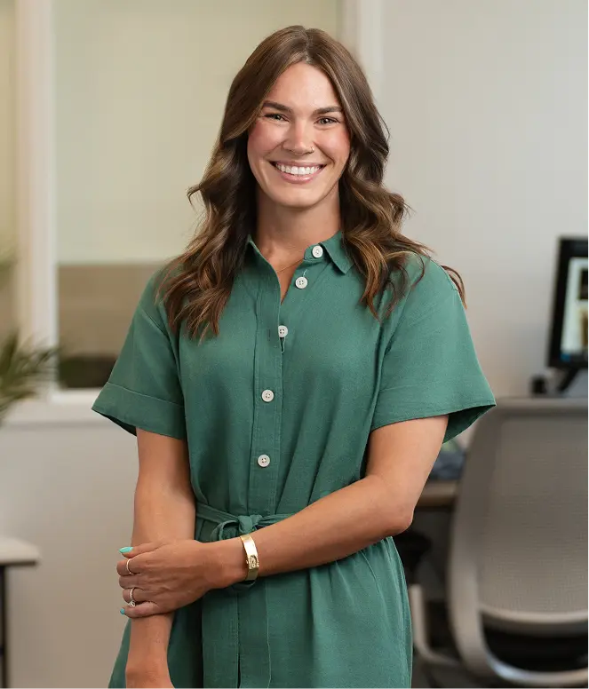 Associate financial advisor Brittany Deweese in the SD Capital office